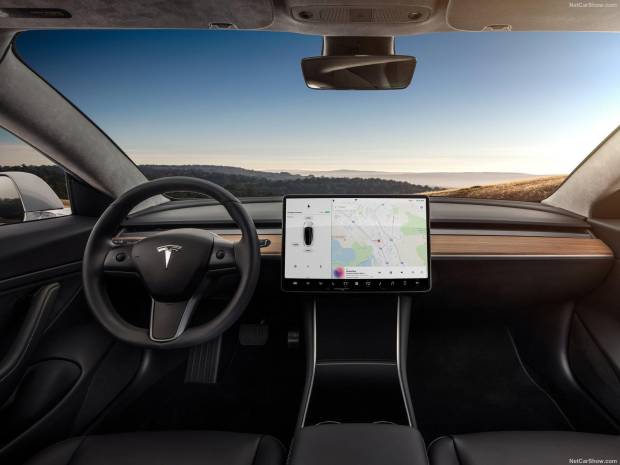 $!El interior del Tesla Model 3