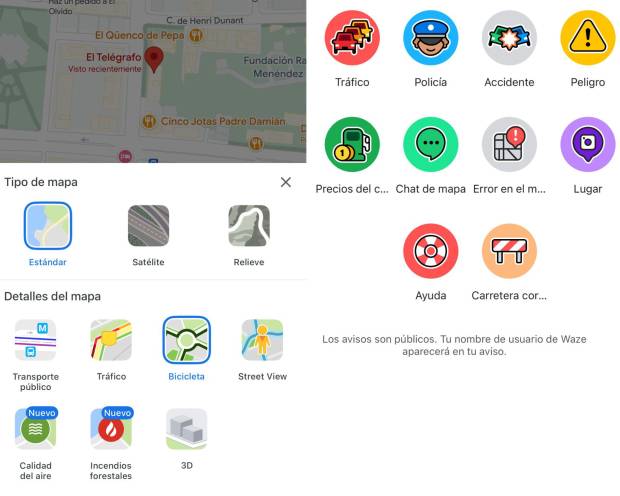 $!Es más fácil interactuar con Waze y avisar, pero Maps tiene rutas alternativas