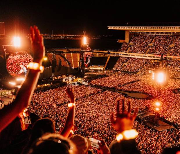 $!El concierto de Coldplay en Barcelona