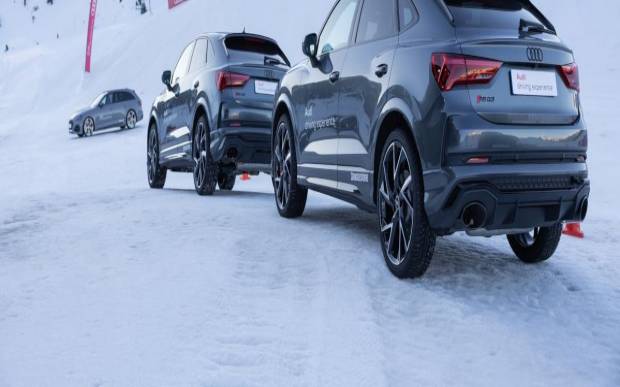 $!Winter Audi driving experience
