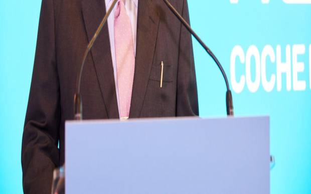 $!Javier Moll, presidente de Prensa Ibérica, durante su discurso.