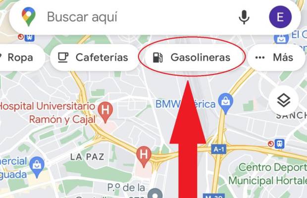 $!Pestaña de ‘Gasolineras’ en Google Maps