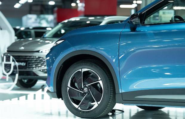 Exposición de MG en el Automobile Barcelona