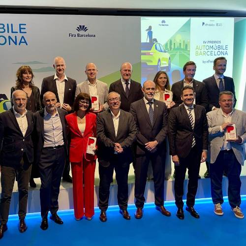 Entrega de los premios del salón celebrados por el Periódico y Automobile Barcelona, en colaboración de Neomotor.