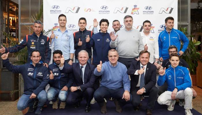 Hyundai España reúne a todos sus pilotos para celebrar los éxitos de 2022