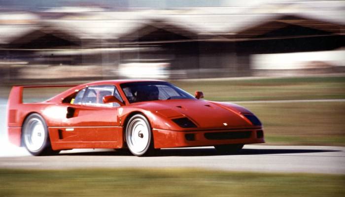 Prueba del Ferrari F40... de 1988