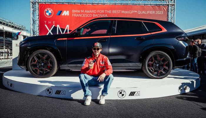 BMW XM Label Red, el nuevo coche de Pecco Bagnaia, campeón del mundo de MotoGP