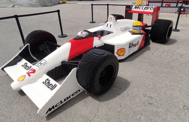 El McLaren MP4/4 de Lego