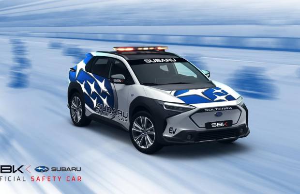 Subaru Solterra, el primer Safety Car 100% eléctrico del Mundial de Superbikes