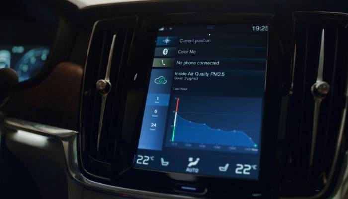 Volvo equipa en sus coches una nueva tecnología que mejora la calidad del aire interior