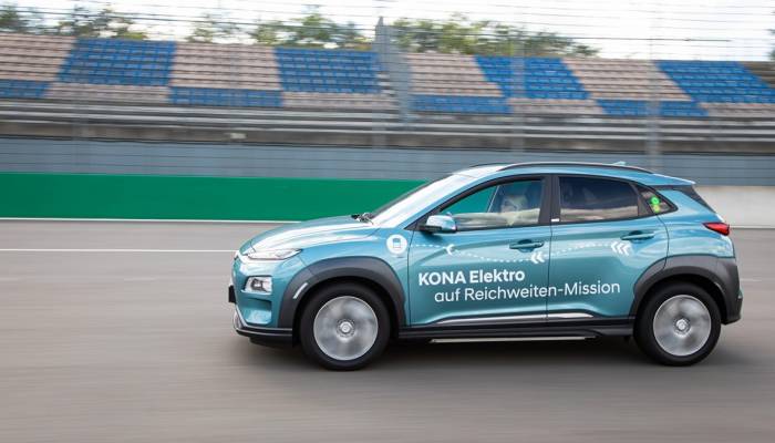 Hyundai consigue que tres Kona de serie superen los 1.000 kilómetros de autonomía