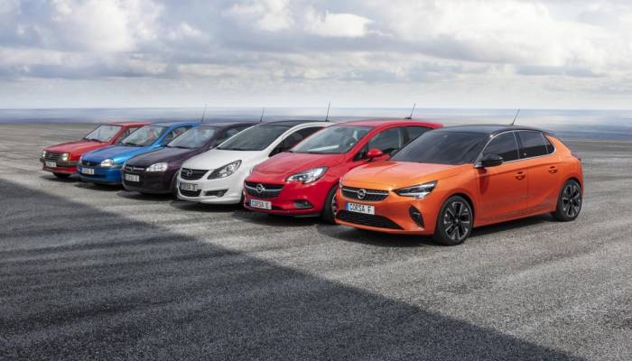 Una historia de éxito: Así son las seis generaciones del Opel Corsa