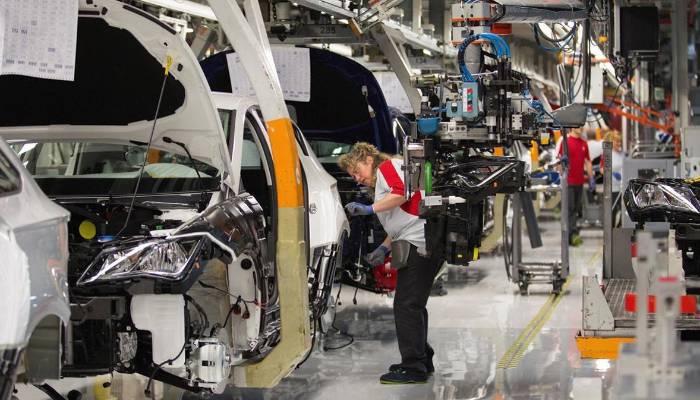 Interior de la planta de Seat a Martorell