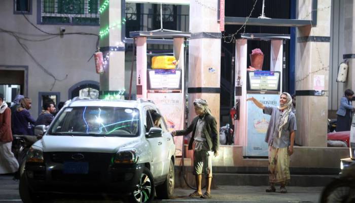 Gasolinera en Yemen