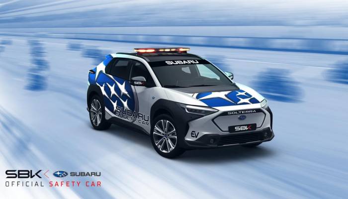 Subaru Solterra, el primer Safety Car 100% eléctrico del Mundial de Superbikes