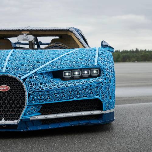 Un Bugatti construido con Lego: es totalmente funcional y todo está hecho de piezas