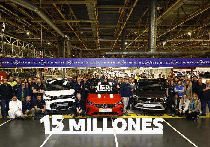 Stellantis Zaragoza alcanza los 15 millones de coches producidos