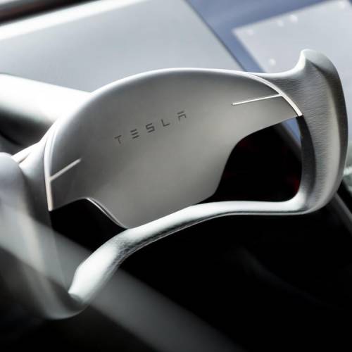 Voante de un prototipo de Tesla