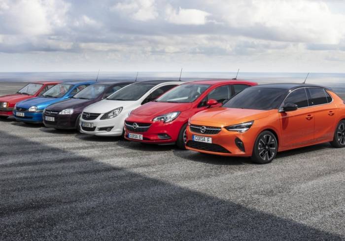 Una historia de éxito: Así son las seis generaciones del Opel Corsa