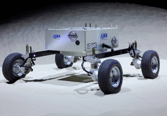 Así es el prototipo de vehículo lunar de Nissan y JAXA