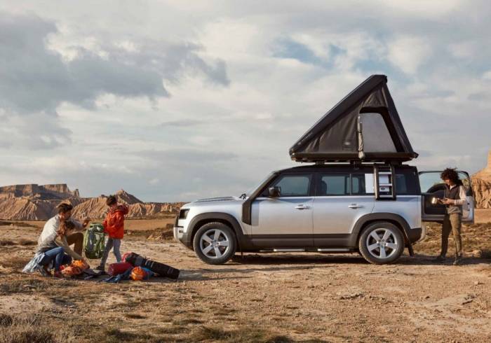 Land Rover y Autohome crean una tienda para el techo del nuevo Defender