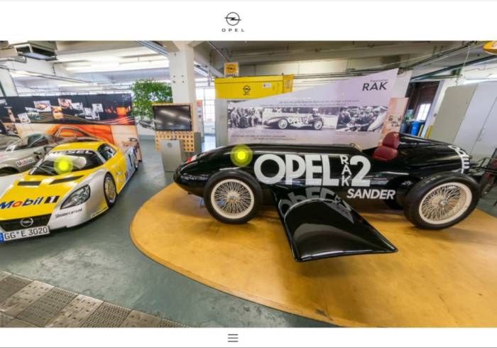 Visita en el museo de clásicos de Opel sin moverte de casa