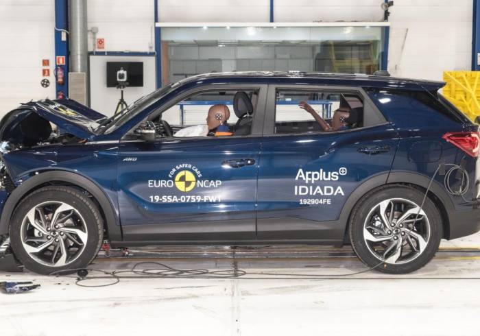 El nuevo SsangYong Korando 2019 obtiene 5 estrellas en las pruebas Euro NCAP