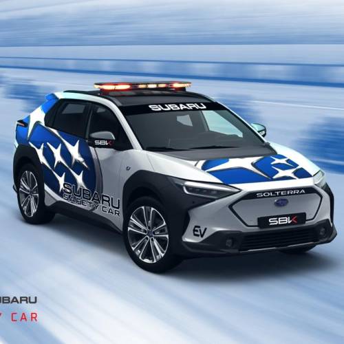 Subaru Solterra, el primer Safety Car 100% eléctrico del Mundial de Superbikes