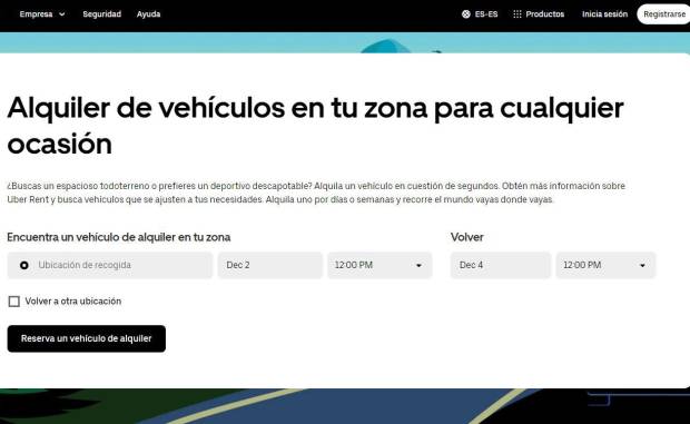 $!Uber lanza su servicio de alquiler de coches en 116 ciudades españolas