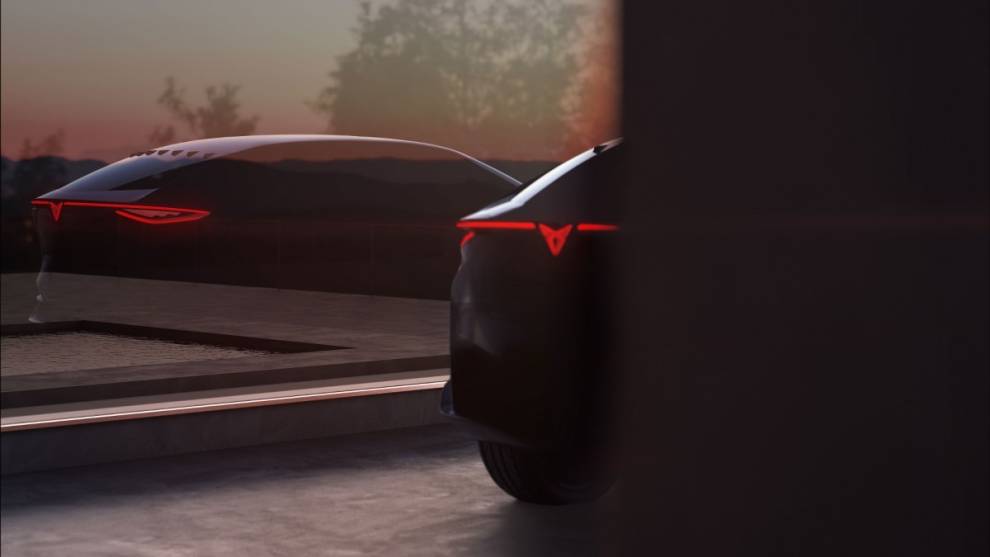 Cupra muestra un avance del interior de su nuevo modelo 100% eléctrico