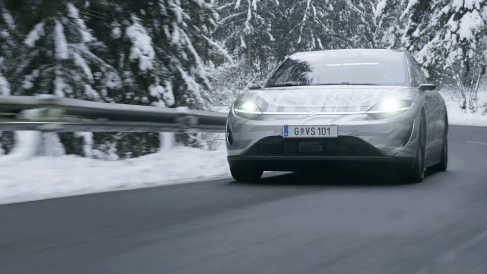 Sony ya prueba su coche eléctrico en las carreteras de Europa