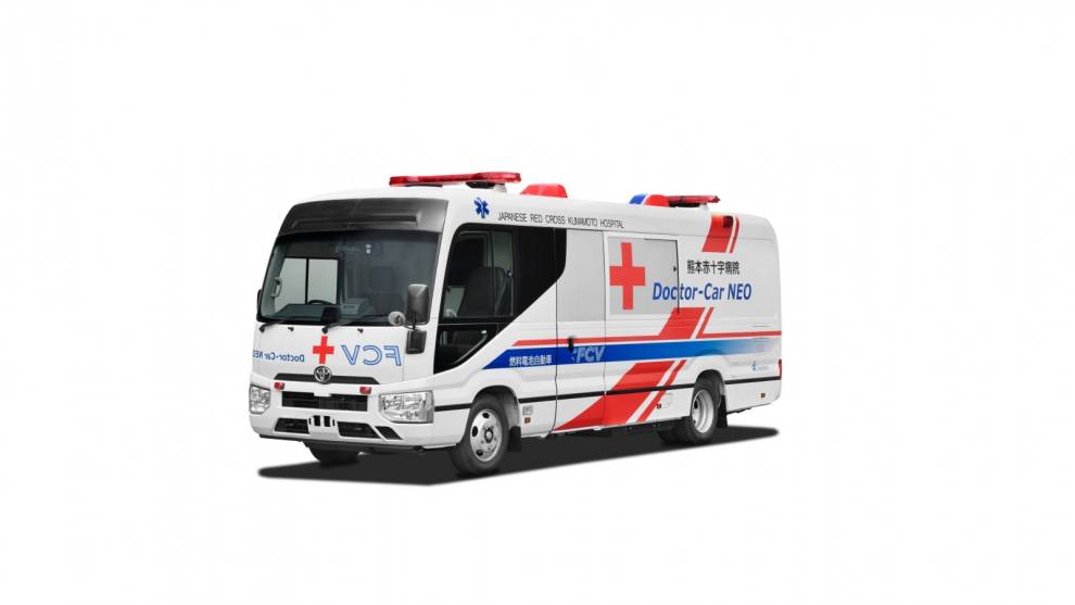 Toyota y Cruz Roja crean la primera clínica móvil propulsada por pila de hidrógeno