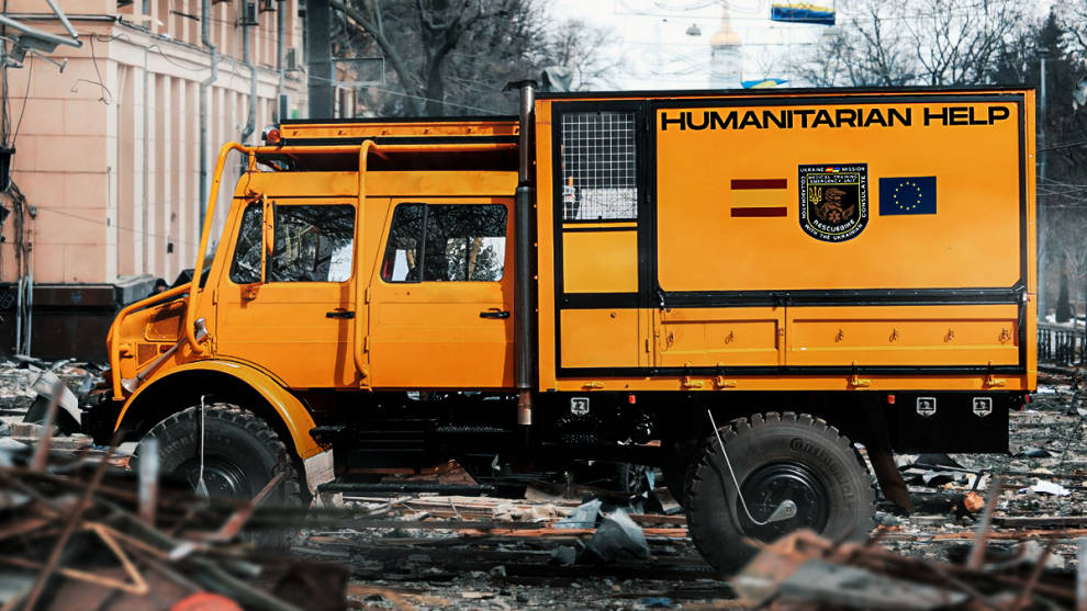 Rescuebike se vuelca con Ucrania