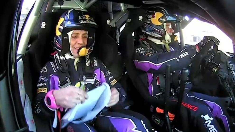 La copiloto de Loeb también hace historia en Montecarlo