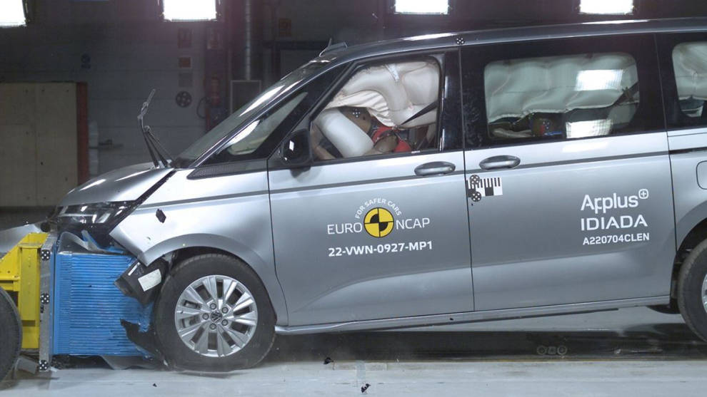 Volkswagen Multivan, uno de los coches más seguros en el último test de Euro NCAP