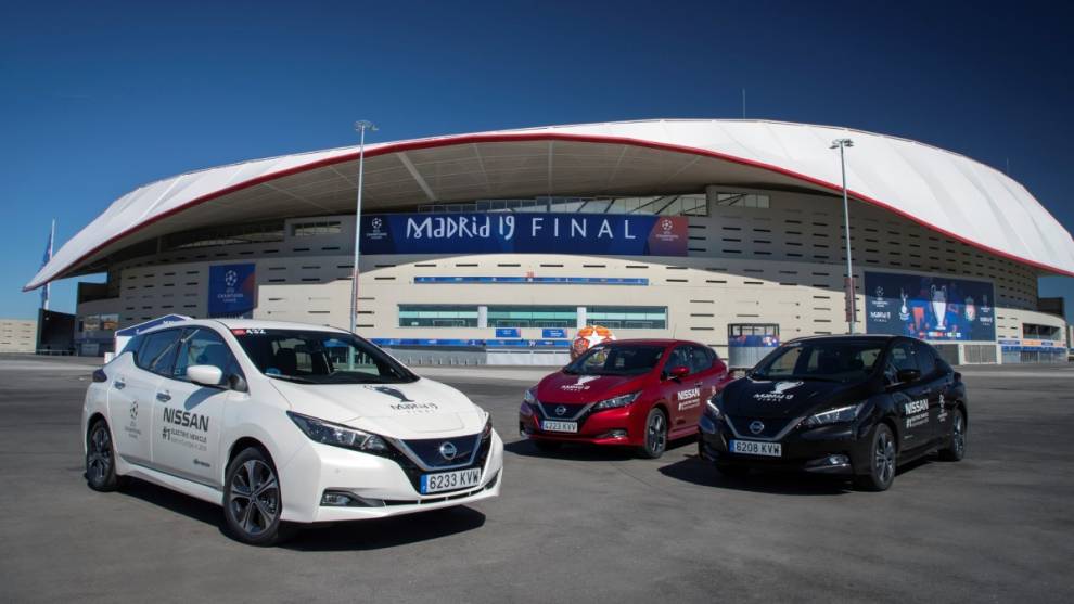 Nissan electrifica Madrid para la final de la Champions League 2019