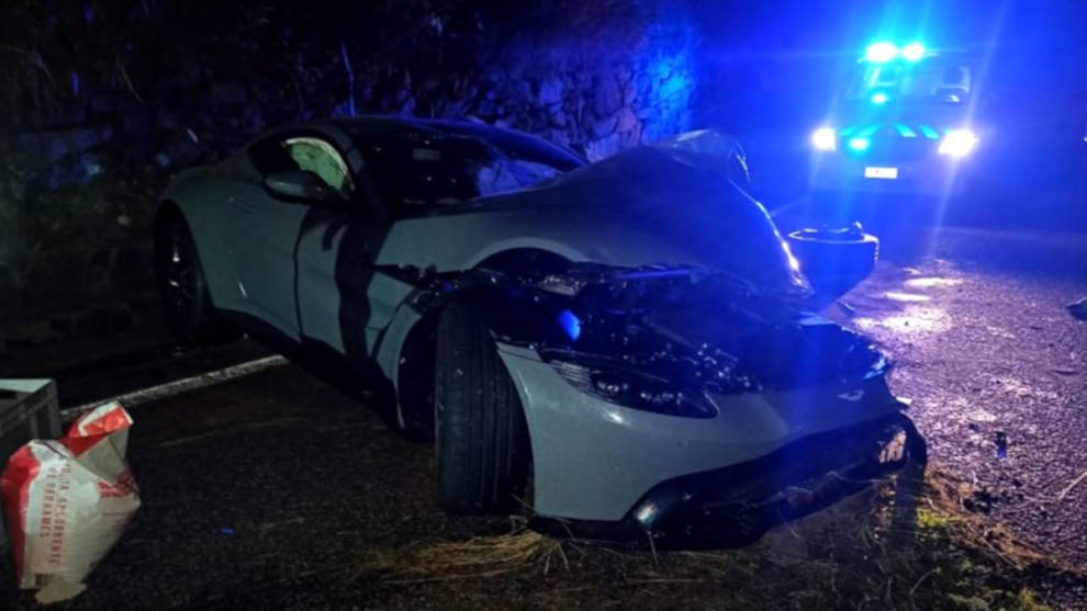 Así era Aston Martin que el youtuber Salva destrozó en un accidente a los 15 días de comprarlo
