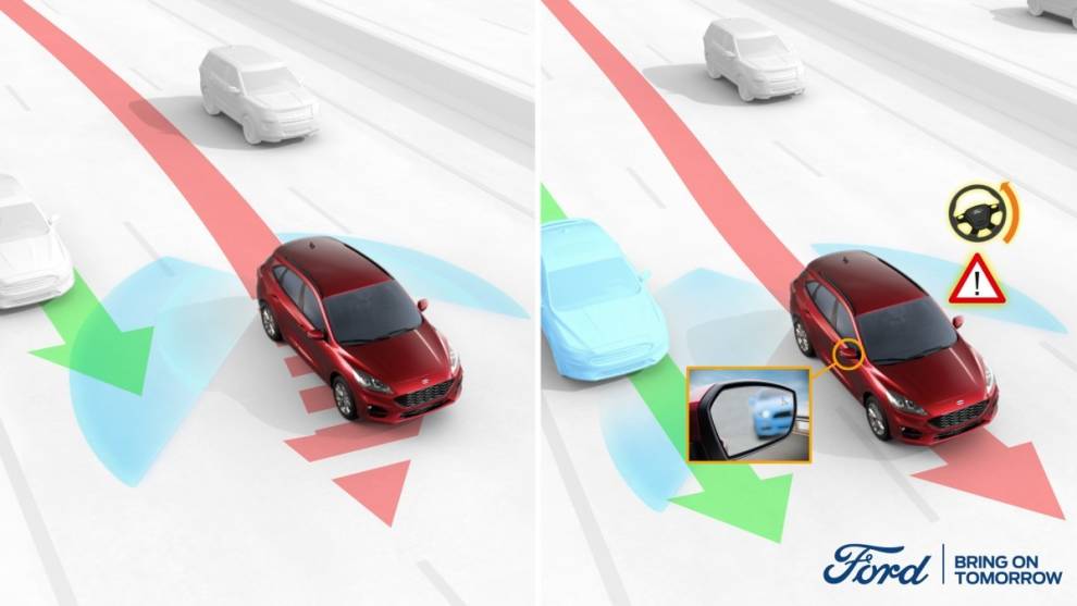 Ford crea un sistema para evitar los accidentes causados por el ángulo muerto