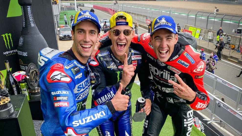 Exhibición de Quartararo y podio histórico de Aleix Espargaró
