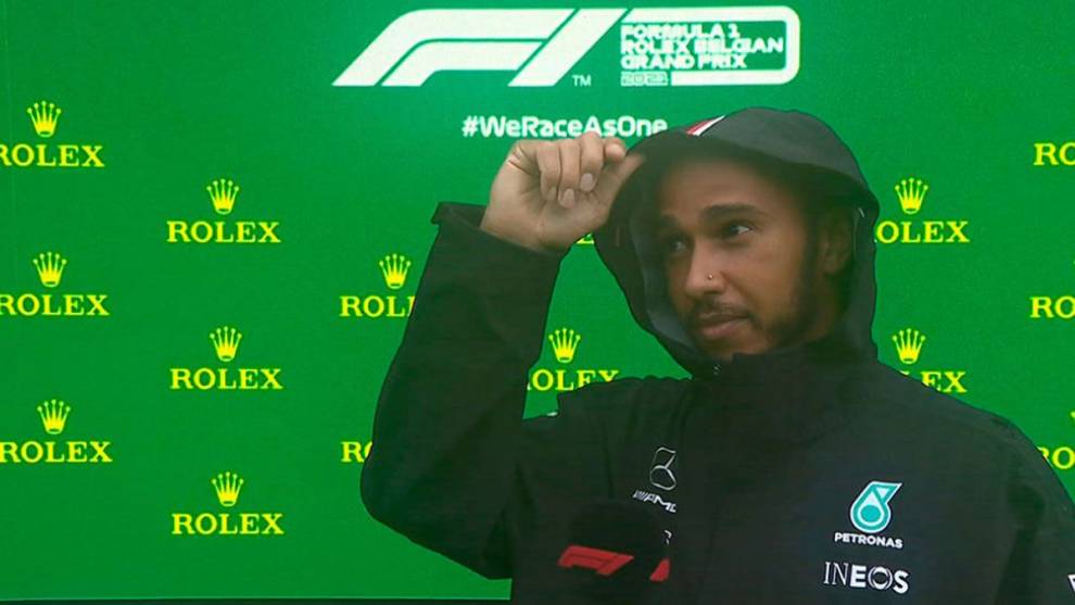 Hamilton critica la farsa de Bélgica y la F1 la justifica