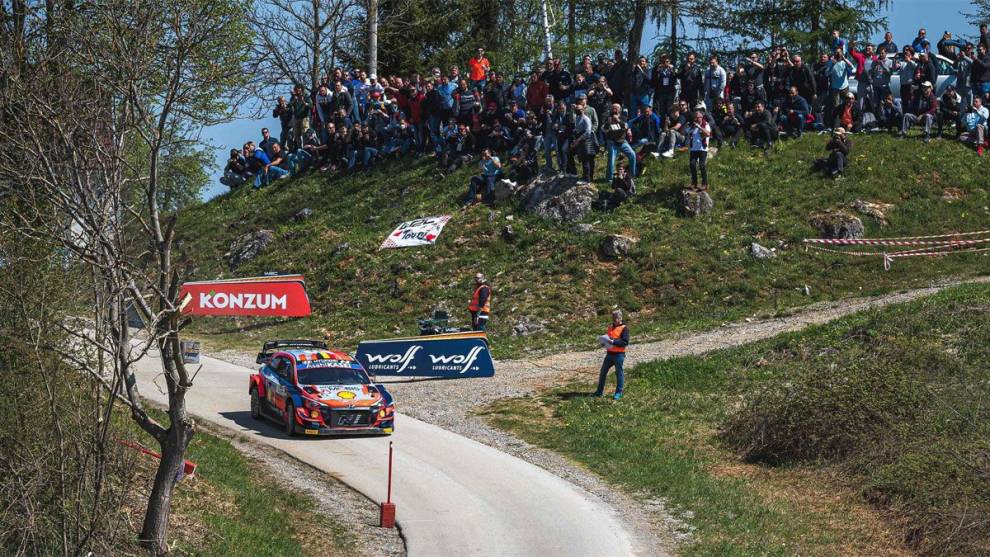 Neuville comienza dominando en el Rally de Croacia