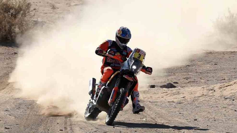 Sam Sunderland gana en motos la cuarta etapa del Rally Dakar 2020