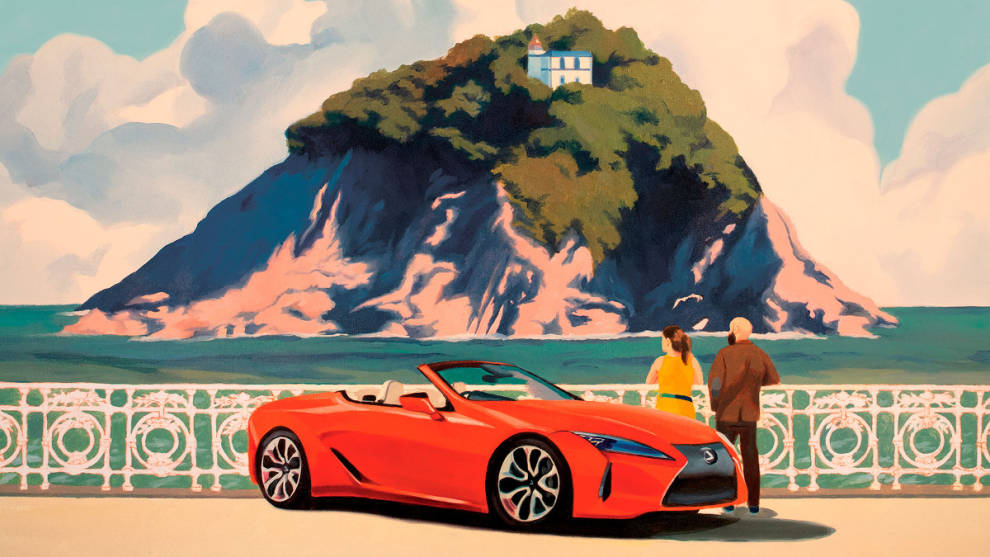 Descárgate estos preciosos póster del Lexus LC pintados por el artista David de las Heras