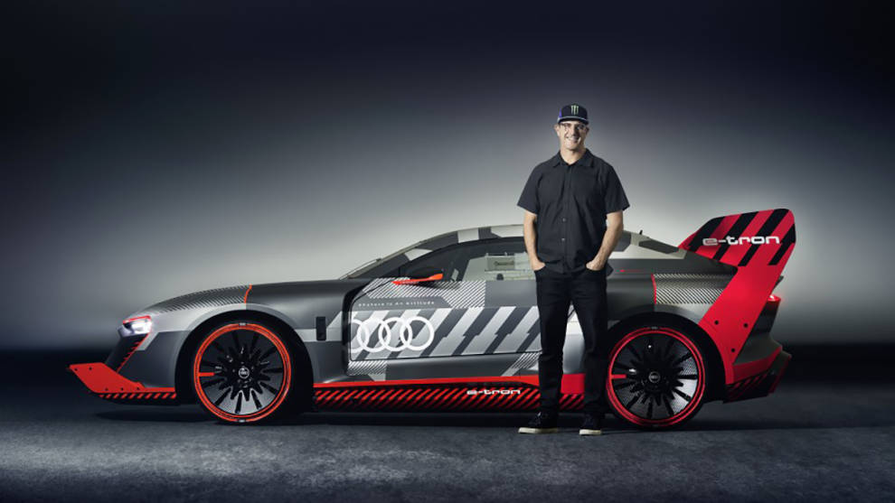 Audi presenta el S1 e-tron quattro Hoonitron que ha creado para Ken Block