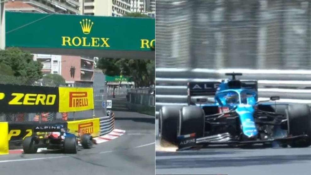 ¡Susto de Alonso en Mónaco!
