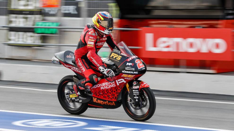 Gabri Rodrigo domina la combinada del viernes en Moto3