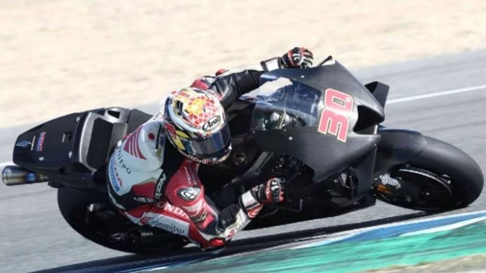 Nakagami lidera con Honda en los test de Jerez