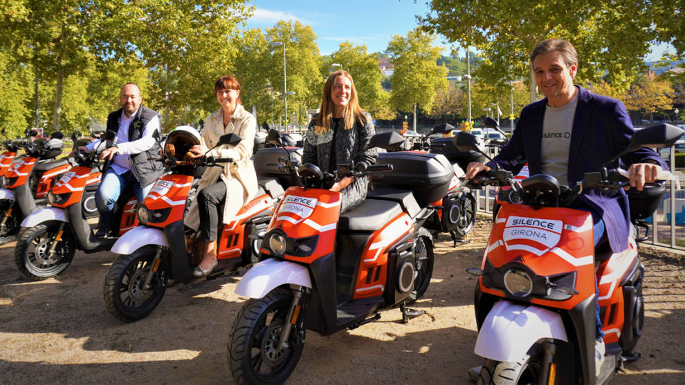 Silence estrena servicio propio de moto compartida en Girona