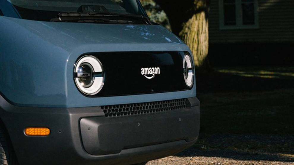 Amazon y Rivian desvelan su furgoneta eléctrica de reparto