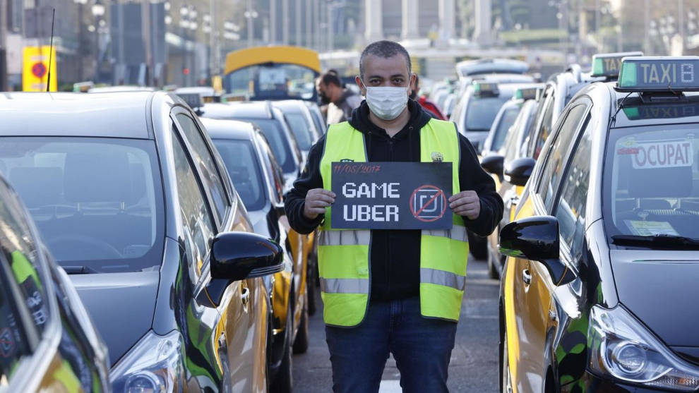 Uber quiso enconar la rivalidad Madrid-Barcelona al recalar en España
